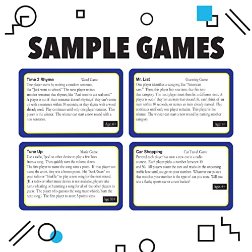 Games on the Go by Continuum Games - Portable Roadtrip Family Games to Challenge and Entertain , Blue