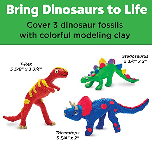 Creativity for Kids Create with Clay Dinosaurs - Build 3 Dinosaur Figures with Modeling Clay