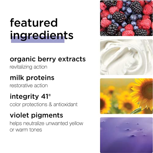 Milk_shake Silver Shine Purple Shampoo for Blonde Hair - Blonde Toner for Brassy Hair 100% SLES-Free