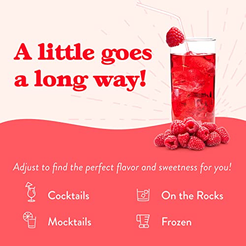 Jordan's Skinny Syrups, Raspberry Coffee Syrup, Sugar Free, 25.4 Ounces (Pack of 1), Zero Calorie Drink Flavoring and Mixes