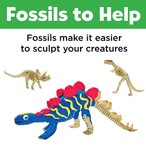 Creativity for Kids Create with Clay Dinosaurs - Build 3 Dinosaur Figures with Modeling Clay
