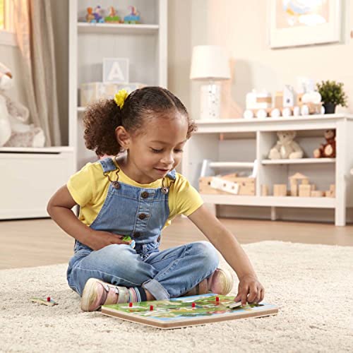 Melissa and Doug Old MacDonald's Farm Sound Puzzle - Farm Animal Toys, Sound Puzzles For Toddlers And Kids Ages 2+