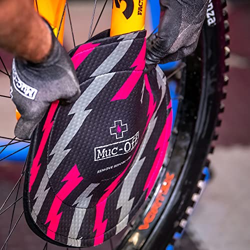 Muc-Off Disc Brake Covers, Set of 2 - Washable Neoprene Protective Covers for Bicycle Disc Brakes - Protects From Overspray And Damage In Transit