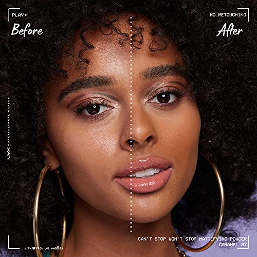 NYX PROFESSIONAL MAKEUP Can't Stop Won't Stop Mattifying Pressed Powder - Caramel