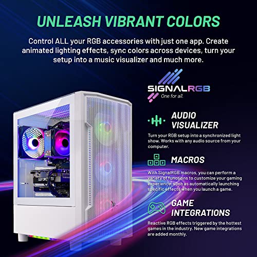 Skytech Archangel Gaming PC Desktop – AMD Ryzen 5 5600X 3.7 GHz, NVIDIA RTX 3060 Ti, 1TB NVME SSD, 16GB DDR4 RAM 3200, 600W Gold PSU, 11AC Wi-Fi, Windows 11 Home 64-bit