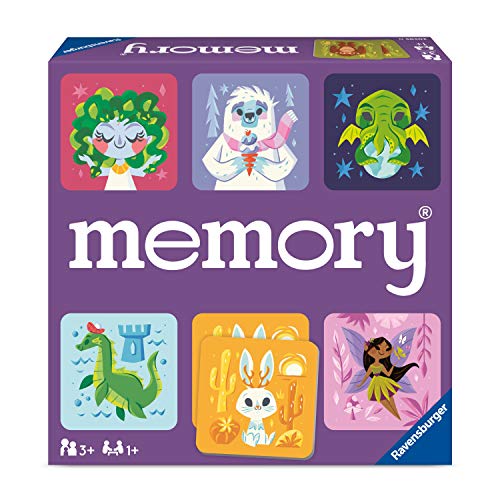 Ravensburger Cute Monsters Memory Game for Boys and Girls Age 3 and Up! - A Fun and Fast Monster Matching Game