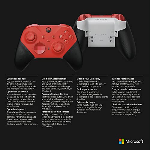 Xbox Elite Wireless Controller Series 2 Core – Red