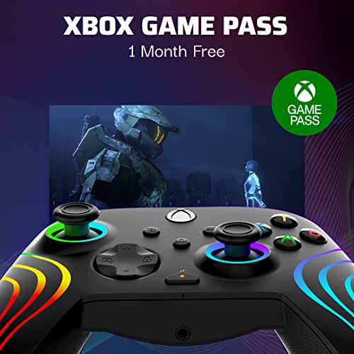 PDP Afterglow Wave LED Controller for Xbox Series X|S, Xbox One, Windows 10/11