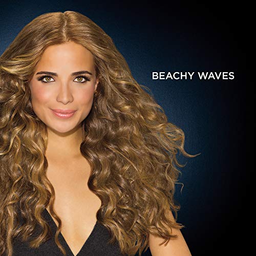 INFINITIPRO BY CONAIR Tourmaline Ceramic 1 1/4-Inch to 3/4-Inch Curling Wand, Tapered wand produces beachy waves