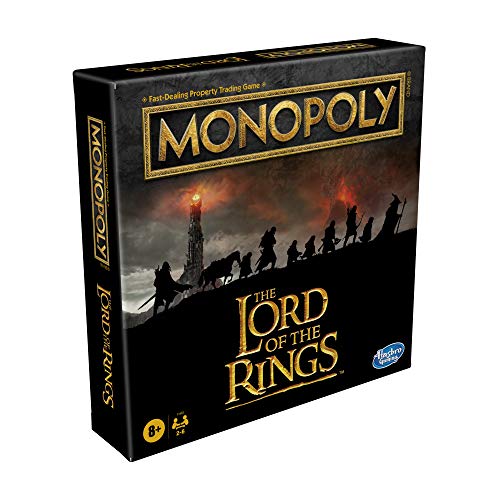 Monopoly: The Lord of The Rings Edition Board Game Inspired by The Movie Trilogy, Family Games, Ages 8 and Up (Amazon Exclusive)