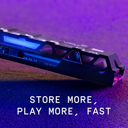 WD_BLACK 1TB SN850 NVMe SSD for PS5 Consoles Solid State Drive with Heatsink - Gen4 PCIe, M.2 2280, Up to 7,000 MB/s - WDBBKW0010BBK-WRSN