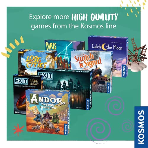 Adventure Games: The Dungeon - A Kosmos Game from Thames and Kosmos | Collaborative, Replayable Storytelling Gaming Experience for 2 To 4 Players Ages 12+