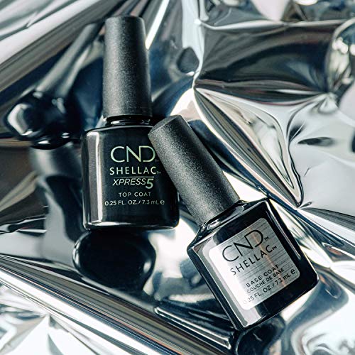 CND Shellac Gel Nail Polish Base Coat, First Step Adhesive Layer for Longwear NailPaints with No Nail Damage, 0.25 fl oz