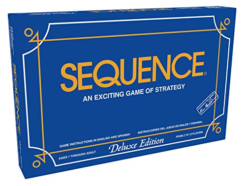 Jax Sequence - Exciting Game of Strategy - Deluxe Edition, Blue