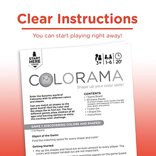 Ravensburger Colorama for Ages 3 and Up - Fast Children's Game of Patterns and Shapes