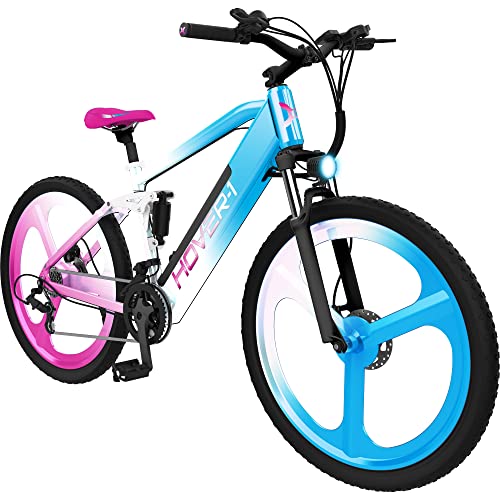 Hover-1 Instinct Electric Bike with 350W Motor, 15 mph Max Speed, 26” Tires, and 40 Miles of Range E-Bike