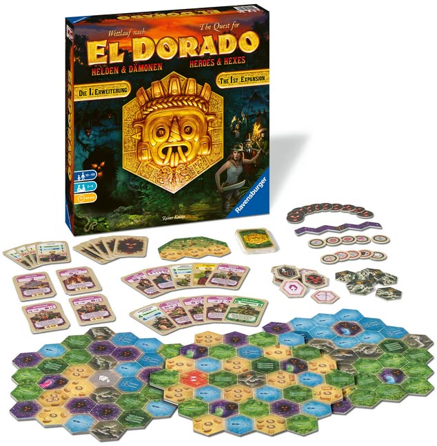 Ravensburger The Quest for El Dorado: Golden Temples Adventure Family Game For Ages 10 and Up
