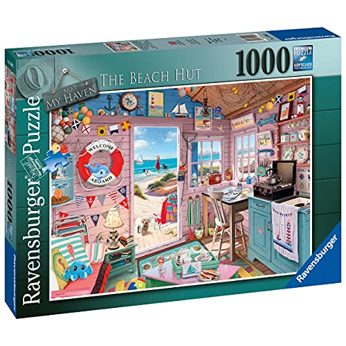 Ravensburger My Beach Hut, My Haven 1000 Piece Jigsaw Puzzle for Adults - Every Piece is Unique, Softclick Technology Means Pieces Fit Together Perfectly