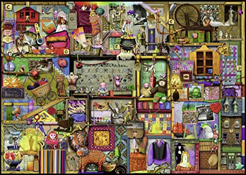Ravensburger The Craft Cupboard Puzzle 1000 Piece Jigsaw Puzzle for Adults – Every piece is unique, Softclick technology Means Pieces Fit Together Perfectly