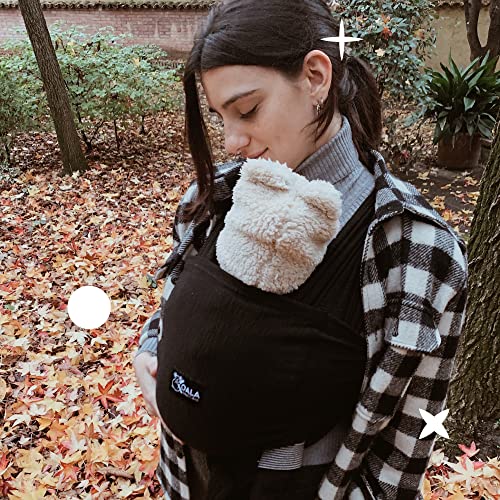 Koala Babycare Baby Carrier Wrap, Easy to Wear As a T-Shirt - Baby Wearing Wrap One Size Fits All - Newborn Wrap Carrier Up to 22lbs