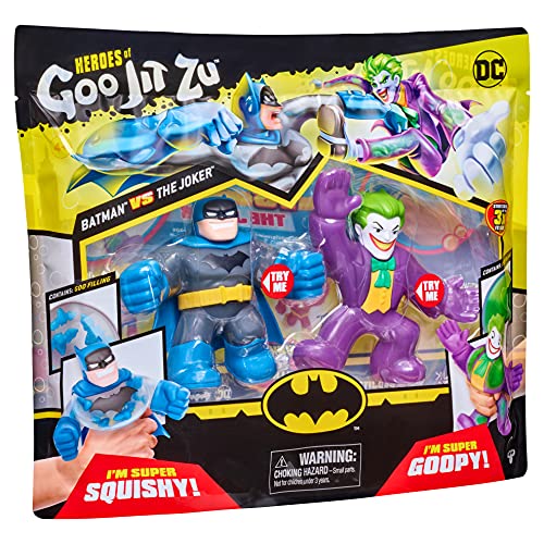 Heroes of Goo Jit Zu DC Versus Pack Batman vs Joker - Squishy, Stretchy, Gooey 2 Pack