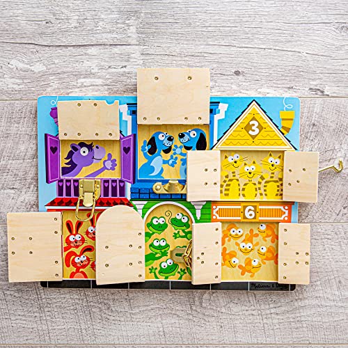 Melissa and Doug Latches Wooden Activity Board