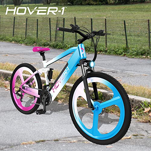 Hover-1 Instinct Electric Bike with 350W Motor, 15 mph Max Speed, 26” Tires, and 40 Miles of Range E-Bike