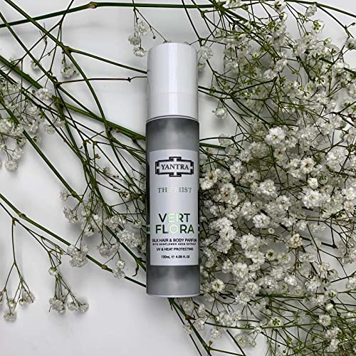 Yantra Beauty The Mist Silk Hair and Body Perfume - Hydrating Thermal Protector Fragrance - Texturizing, Conditioning Spray for Enhancing Volume, Bounce, and Shine - Light, Long Lasting 4.06 oz