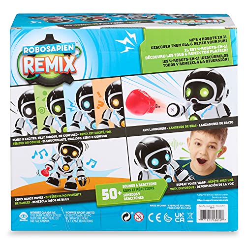 Robosapien Remix - 4 Robots in 1 - with 4 Arm Launchers