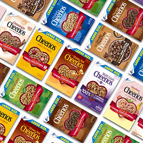 Honey Nut Cheerios Heart Healthy Cereal, Gluten Free Cereal With Whole Grain Oats, 10.8 OZ