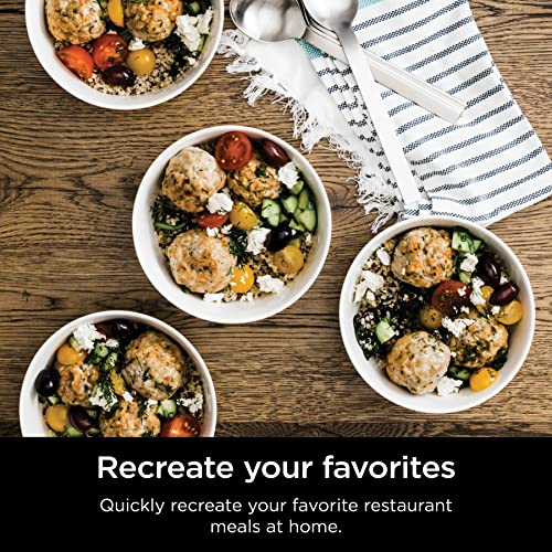 Ninja SF301 Speedi Rapid Cooker and Air Fryer, 6-Quart Capacity, 12-in-1 Functions to Steam, Bake, Roast, Sear, Sauté, Slow Cook, Sous Vide and More, 15-Minute Speedi Meals All In One Pot, Sea Salt Gray