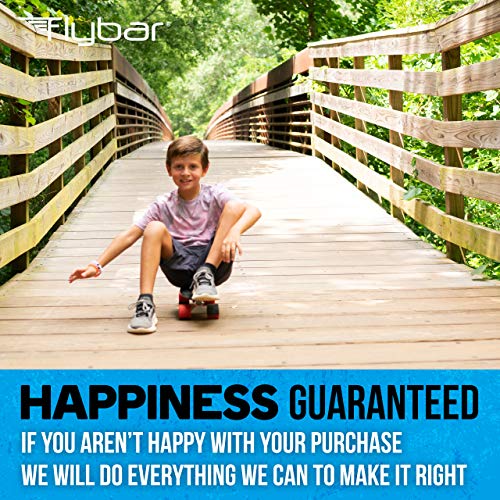 Flybar 22 Inch Kids Skateboard – Penny Board, Mini Cruiser Skateboards for Kids Ages 6-12, Outdoor Toys, Lightweight, Durable, Non-Slip Deck, ABEC-7 Bearings, Holds up to 175 lbs (Purple)