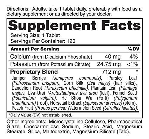 Roex Vitamins | Kidney and Bladder | Urinary Function | Healthy Bladder | Dietary Supplements | 120 Count