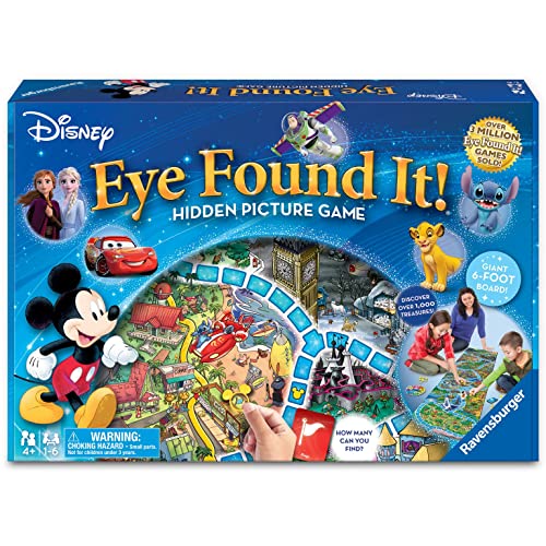 Ravensburger World of Disney Eye Found It Board Game for Boys and Girls Ages 4 and Up - A Fun Family Game You'll Want to Play Again and Again
