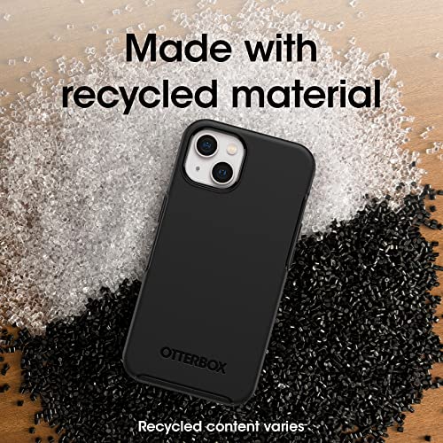 OtterBox Symmetry Series Case for iPhone 13 (Only) - Single Unit Ships in Polybag, Ideal for Business Customers - Black