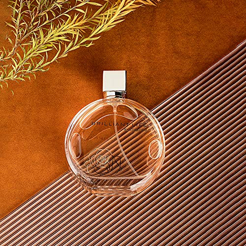 Lonkoom Brilliant Life - Fragrance for Women - Floral and Fruity Scent - Perfume Notes of Chinese Olive, Snow Pear, Lily, Freesia, and Vetiver - Long Wearing Aromatic Projection - 3.4 oz EDP Spray