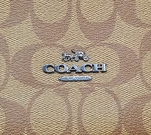 COACH Women's Kristy Shoulder Bag (Signature Canvas - Khaki - Olive Green)