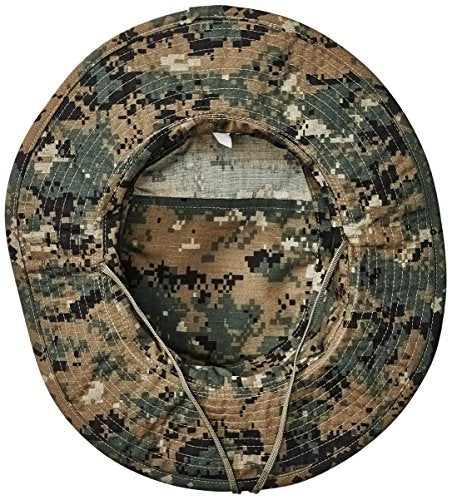 Tru-Spec mens Wide Brim Boonie tru 100 cttn r s w loops, Woodland Digital, 7.5 US