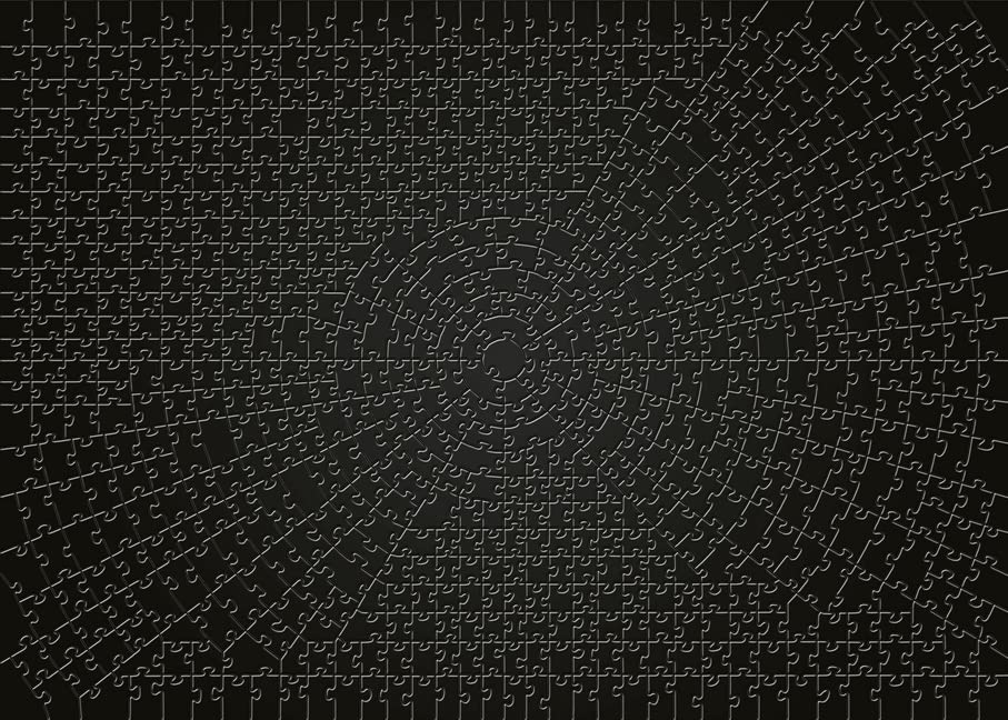 Ravensburger Krypt Black 15260 736 Piece Puzzle for Adults, Every Piece is Unique, Softclick Technology Means Pieces Fit Together Perfectly,27' x 20'
