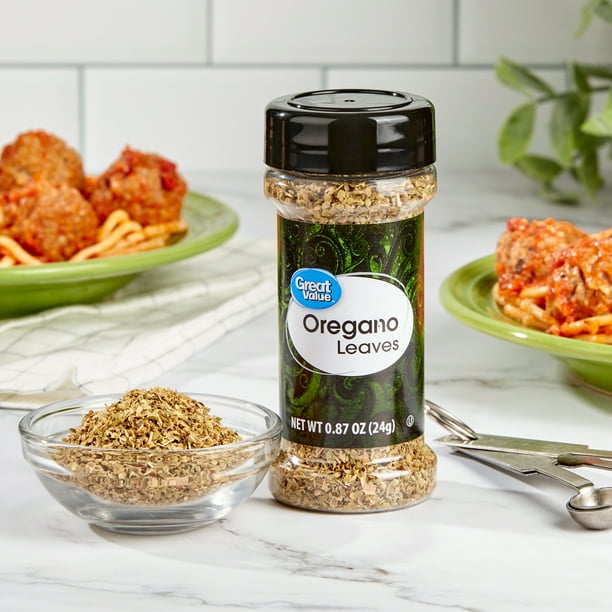 Great Value Oregano Leaves, 0.87 oz
