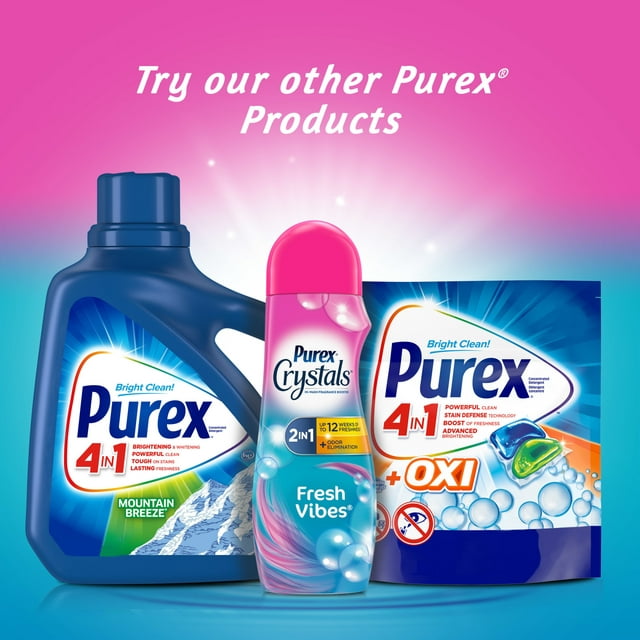 Purex Crystals In-Wash Fragrance and Scent Booster, Fresh Vibes, 21 Ounce