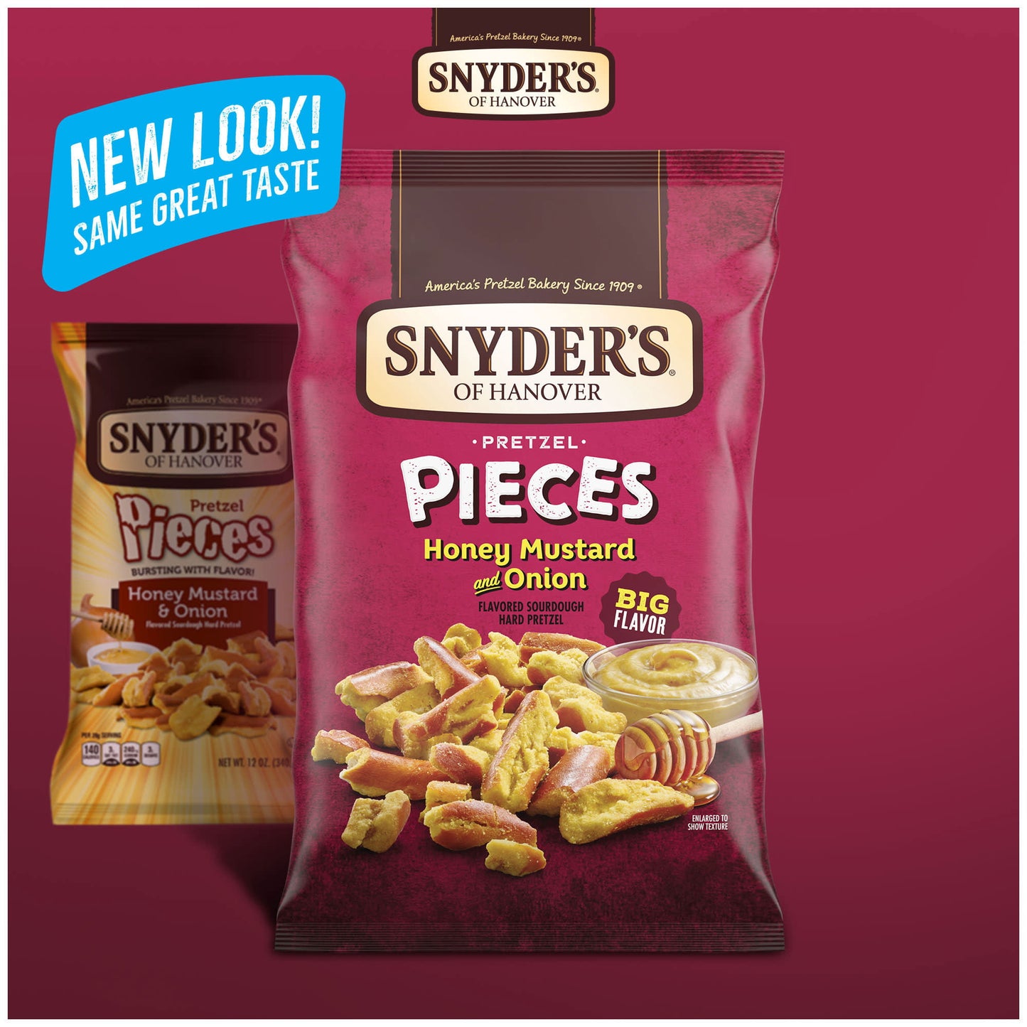 Snyder's of Hanover Pretzel Pieces, Honey Mustard and Onion, 11.25 oz