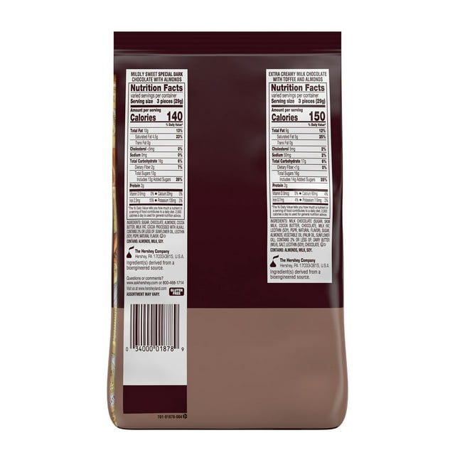 Hershey's Nuggets Assorted Chocolate Candy, Party Pack 31.5 oz