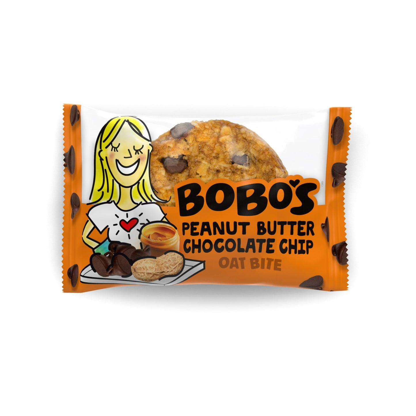 Bobo's Oat Bites, Peanut Butter Chocolate Chip, 5 Pack of 1.3 oz bars
