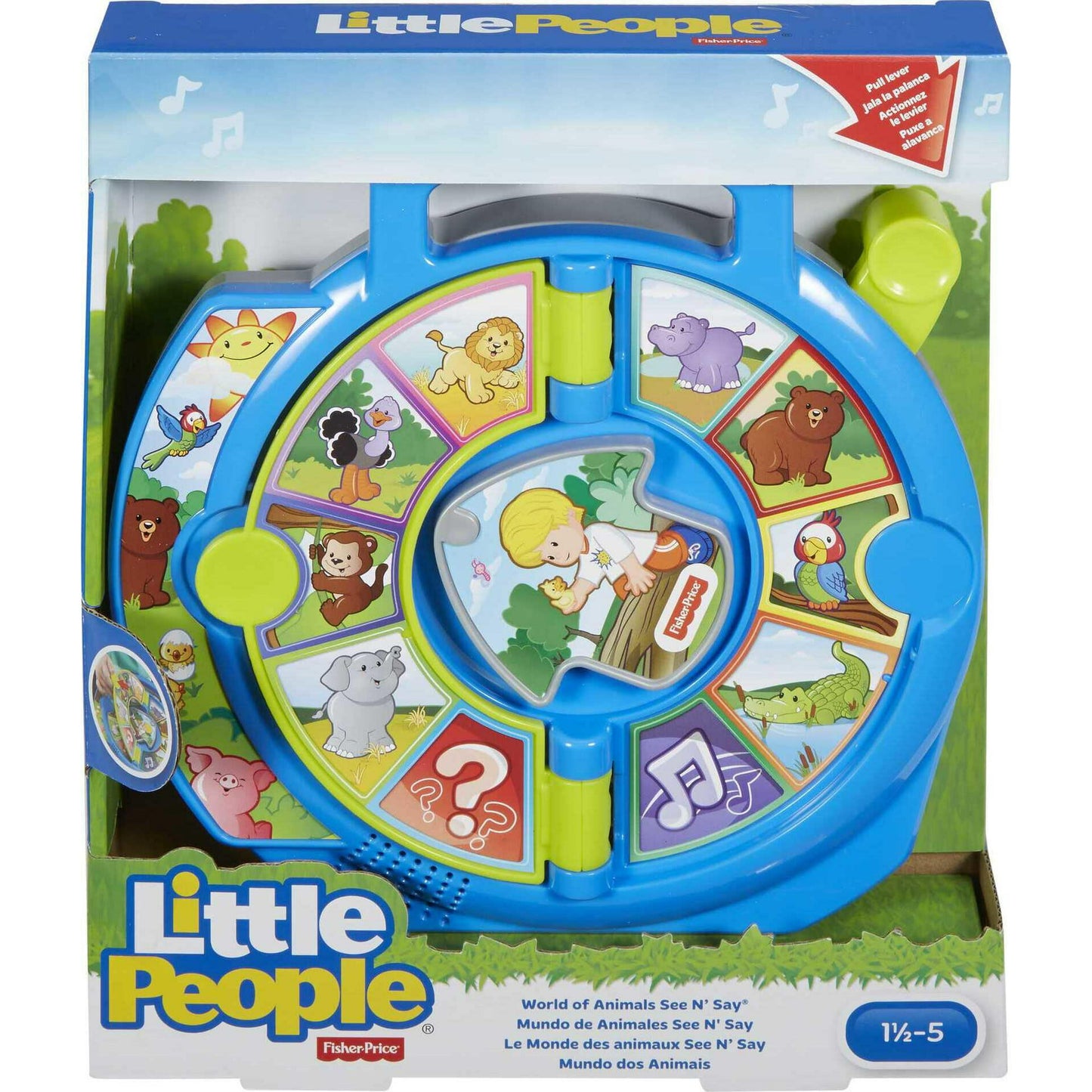 Fisher-Price Little People World of Animals See ‘n Say Toddler Musical Learning Toy