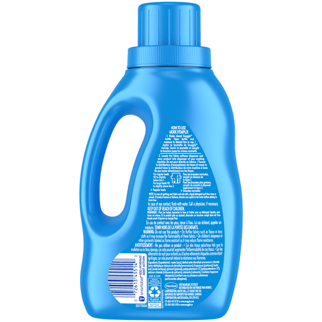 Snuggle Fabric Softener Liquid, Blue Sparkle, 32 Ounce, 40 Loads