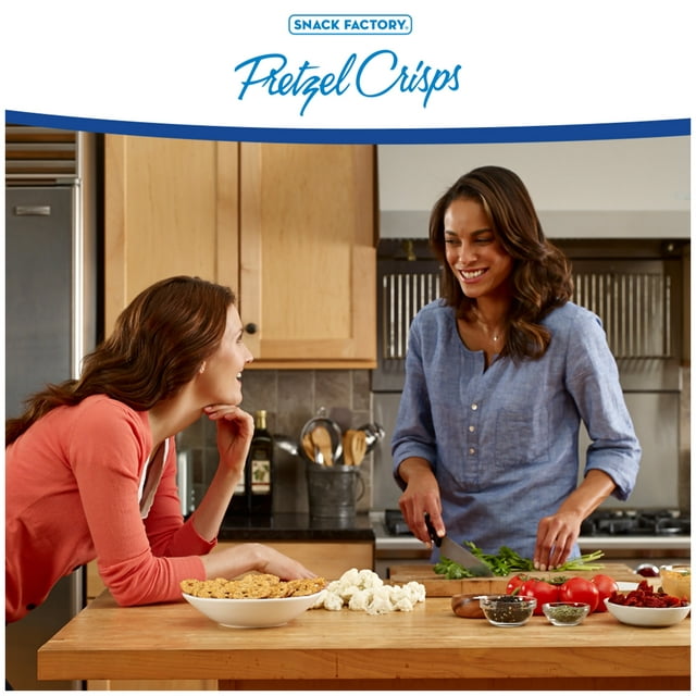 Snack Factory Buffalo Wing Pretzel Crisps, Non-GMO, 7.2 oz Resealable Bag