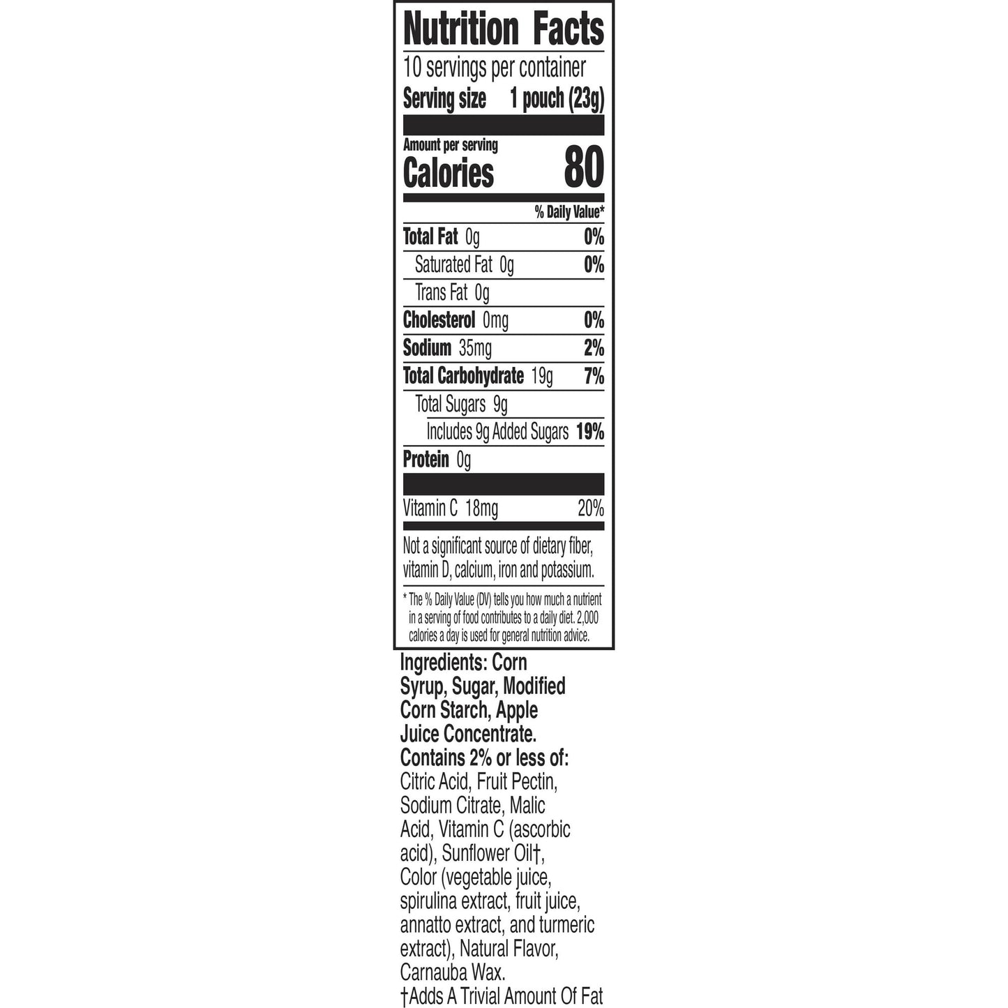 Jurassic World Fruit Flavored Snacks, Treat Pouches, 0.8 oz, 10 ct