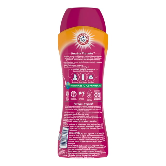 Arm and Hammer In-Wash Scent Booster, Tropical Paradise, 24 oz