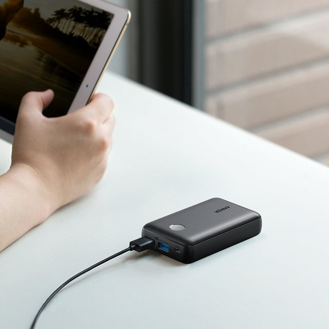 Anker PowerCore Select 10000 Portable Charger - Black, Ultra-Compact, High-Speed Charging Technology Phone Charger for iPhone, Samsung and More.